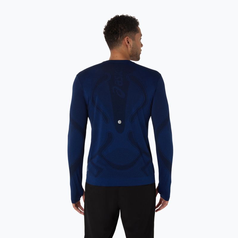 Longsleeve do biegania męski ASICS Road Seamless midnight 3