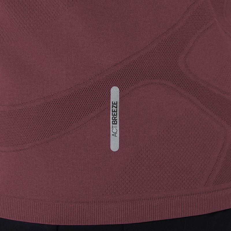 Koszulka do biegania damska ASICS Seamless dark currant/port royal 6