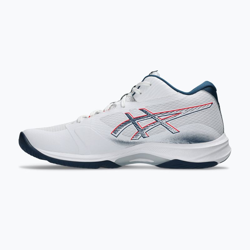 Buty męskie ASICS Netburner Ballistic FF 4 white/mako blue 9