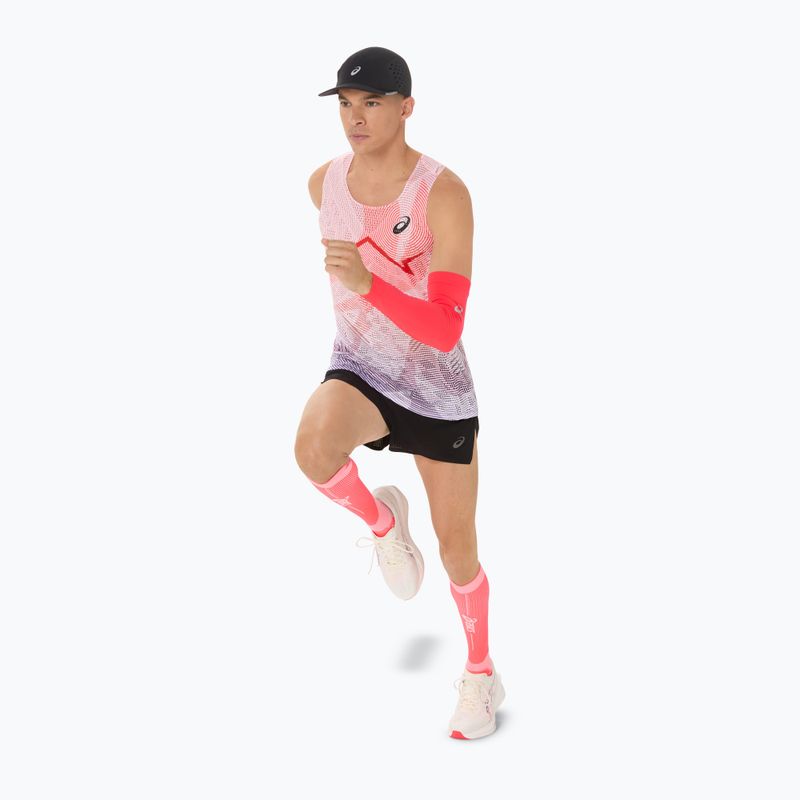 Koszulka do biegania męska ASICS Metaspeed Singlet flash red 7