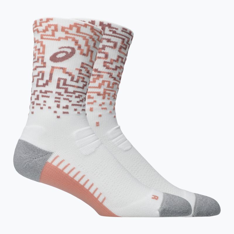 Skarpety ASICS Performance Run Crew brilliant white/morganite/pearl pink