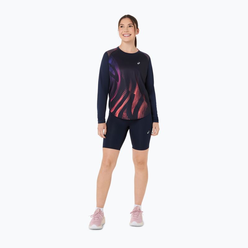 Spodenki do biegania damskie ASICS Road High Waist 8IN Sprinter midnight 2