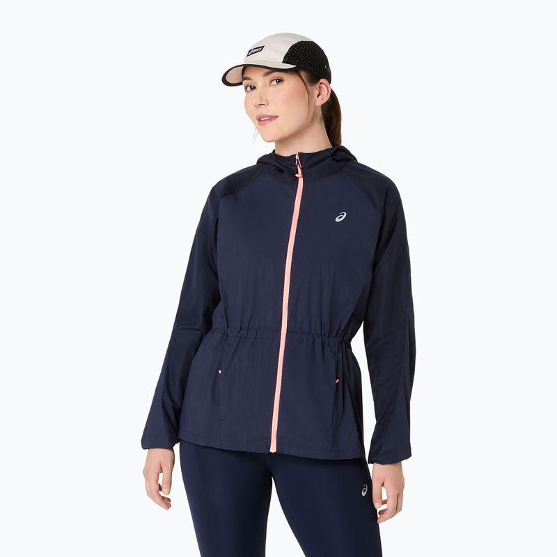 Kurtka do biegania damska ASICS Road Packable midnight