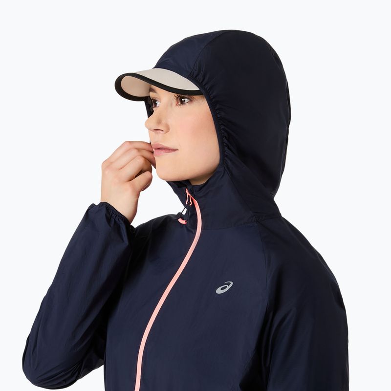 Kurtka do biegania damska ASICS Road Packable midnight 5