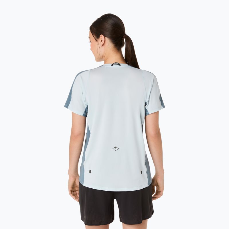 Koszulka do biegania damska ASICS Fujitrail Elite Top cool grey/ironclad 3