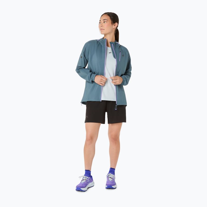Koszulka do biegania damska ASICS Fujitrail Elite Top cool grey/ironclad 9