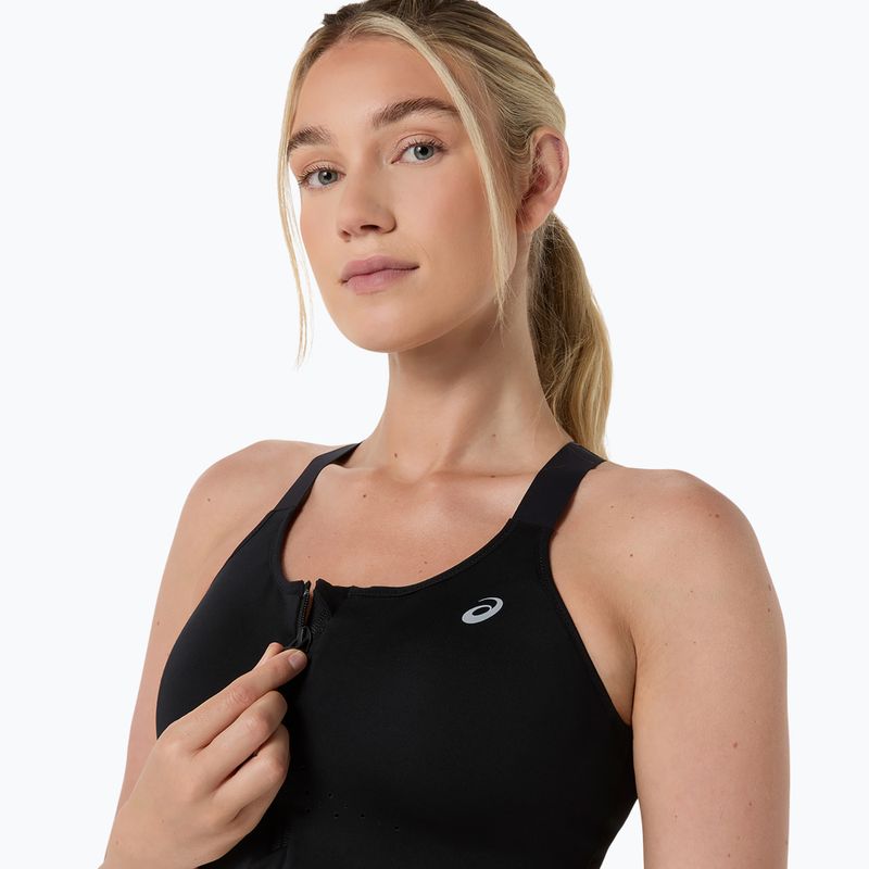 Biustonosz treningowy ASICS Road Combination Zip performance black 5