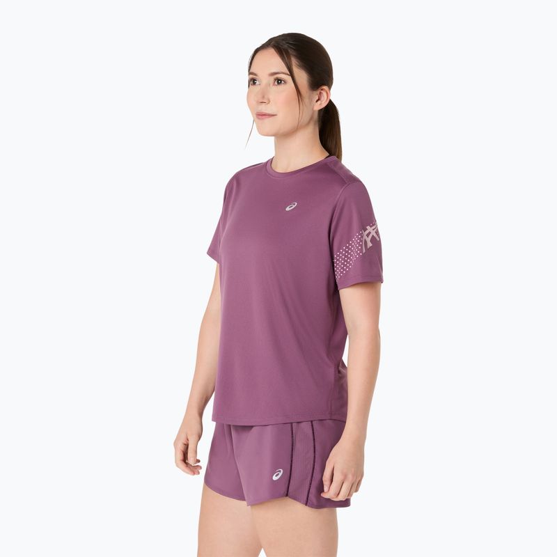 Koszulka do biegania damska ASICS Icon velvet purple 4