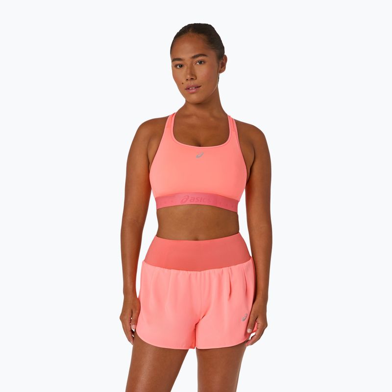 Biustonosz treningowy ASICS Road Compression sun coral