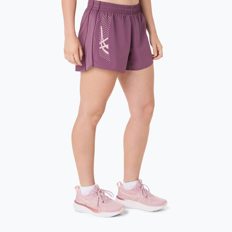 Spodenki do biegania damskie ASICS Icon 4IN velvet purple 4