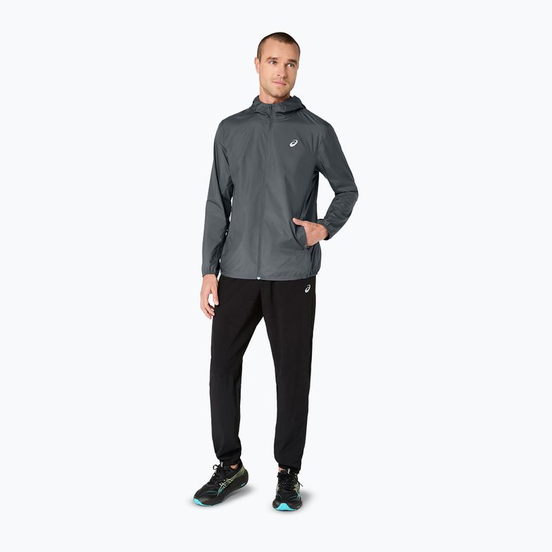 Kurtka do biegania męska ASICS Core performance steel grey 2