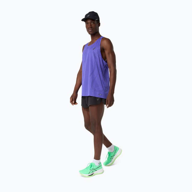 Koszulka do biegania męska ASICS Metarun Singlet cobalt burst 4