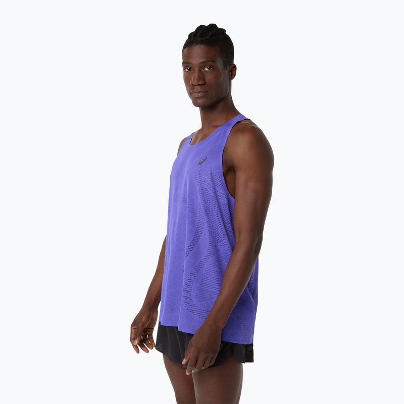 Koszulka do biegania męska ASICS Metarun Singlet cobalt burst 5