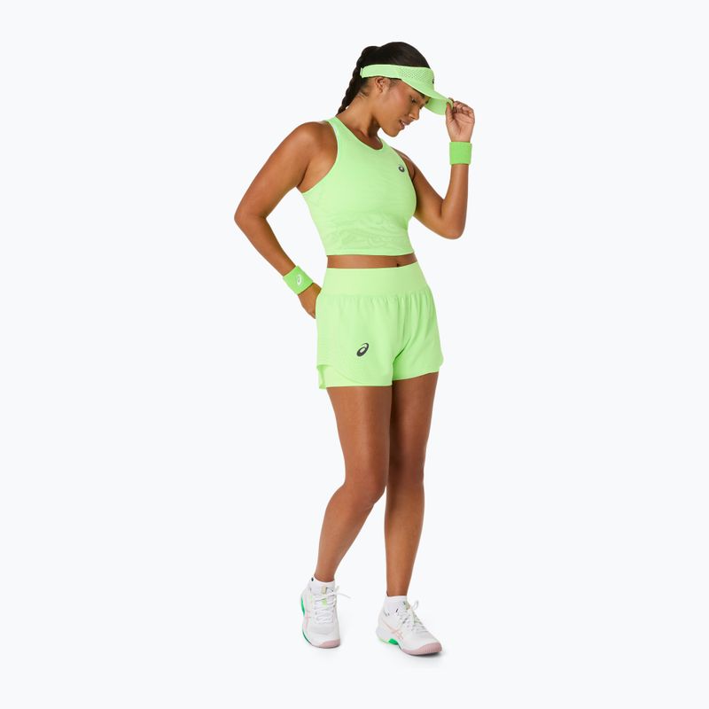 Spodenki tenisowe damskie ASICS Match Laser Cut W illuminate green 4