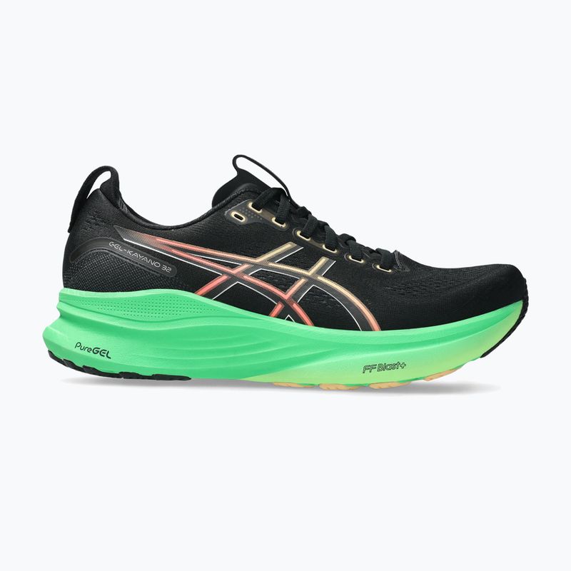Buty do biegania męskie ASICS Gel-Kayano 32 black/vital green 8