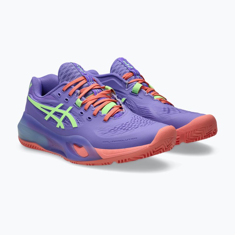 Buty do padla damskie ASICS Gel-Resolution X Padel W amethyst/illuminate green 3