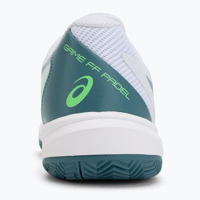 Buty do padla męskie ASICS Game FF Padel white/misty pine 6
