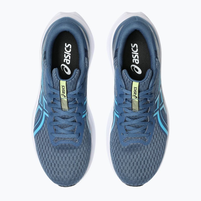 Buty do biegania męskie ASICS Patriot 14 grand shark/energy aqua 12