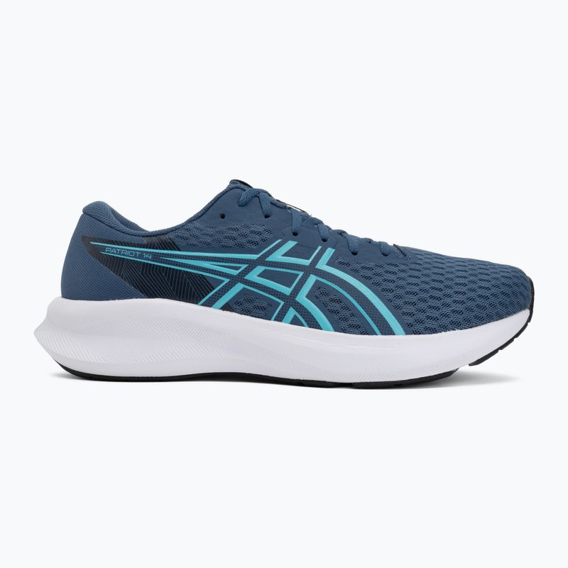 Buty do biegania męskie ASICS Patriot 14 grand shark/energy aqua 2