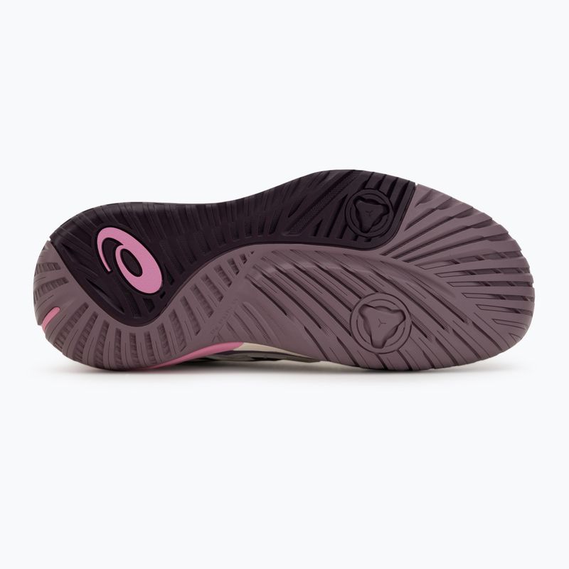 Buty do tenisa damskie ASICS Gel-Resolution X soft oat/dark aubergine 4