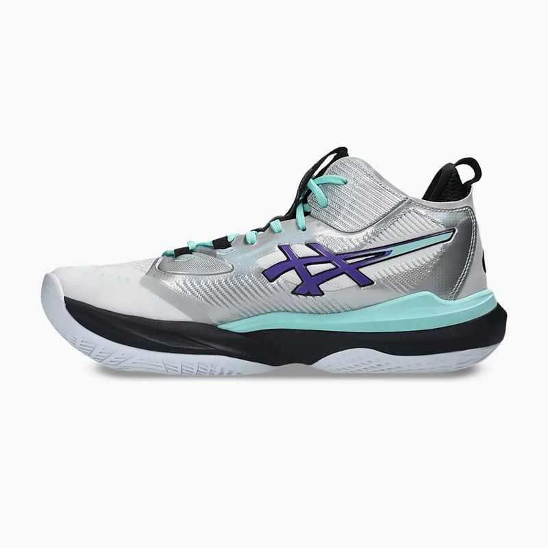 Buty do siatkówki męskie ASICS Metarise 2 white/radiant amethyst 9