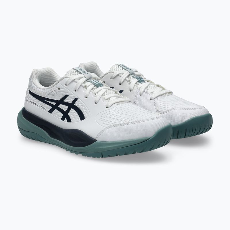 Buty do tenisa dziecięce ASICS Gel-Resolution X GS white/midnight