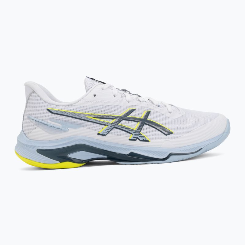 Buty męskie ASICS Netburner Ballistic FF 4 white/raw indigo 2