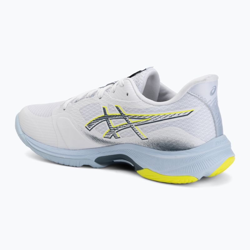 Buty męskie ASICS Netburner Ballistic FF 4 white/raw indigo 3