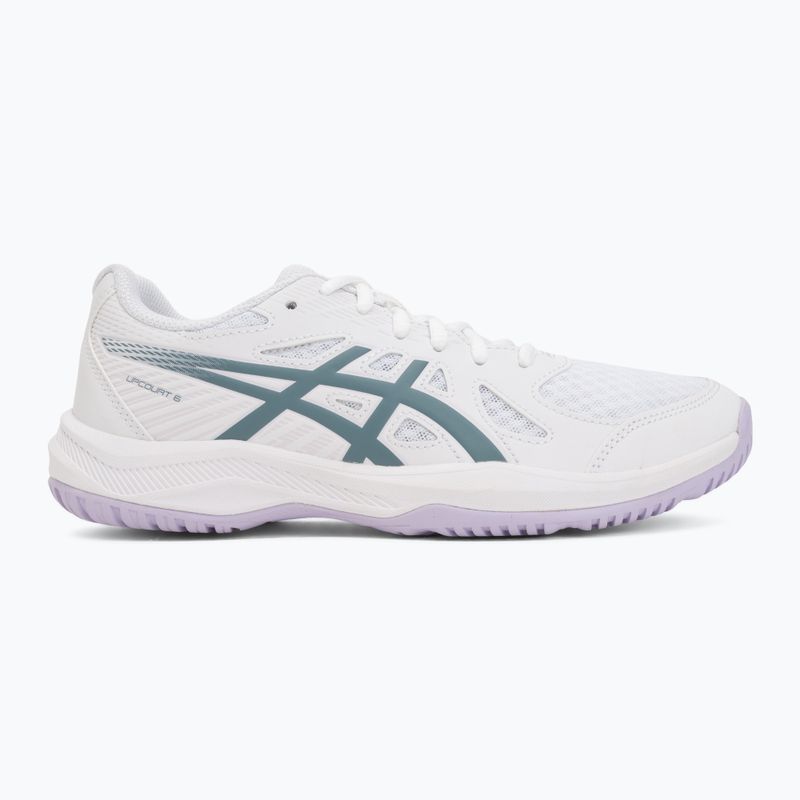 Buty damskie ASICS Upcourt 6 white/foggy teal 2
