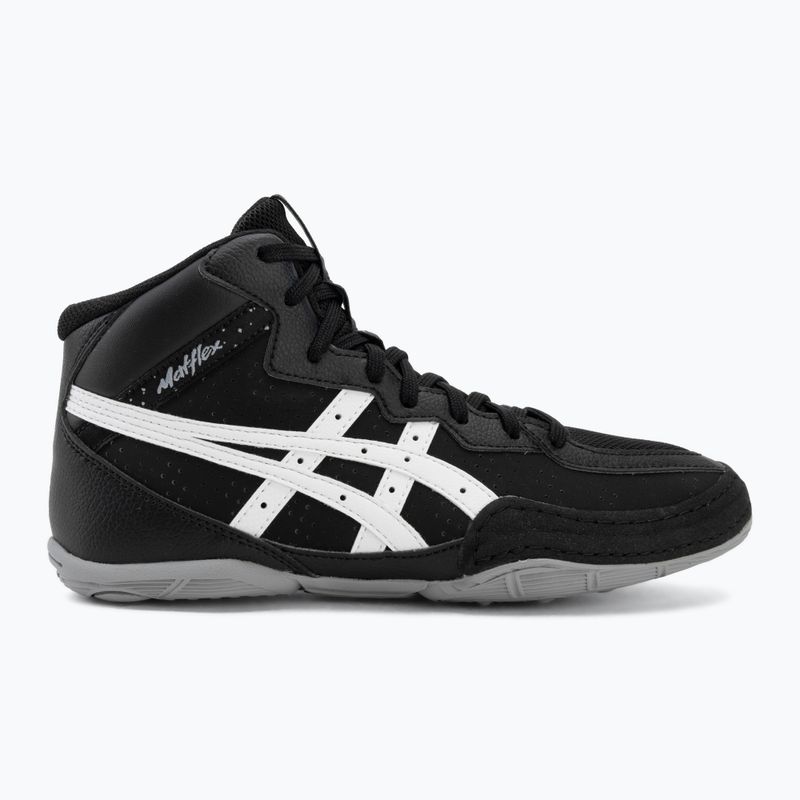 Buty zapaśnicze dziecięce ASICS Matflex 8 GS black/white 2