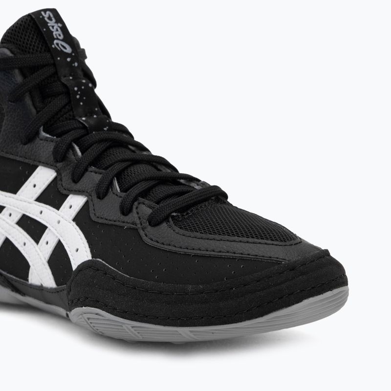 Buty zapaśnicze dziecięce ASICS Matflex 8 GS black/white 7