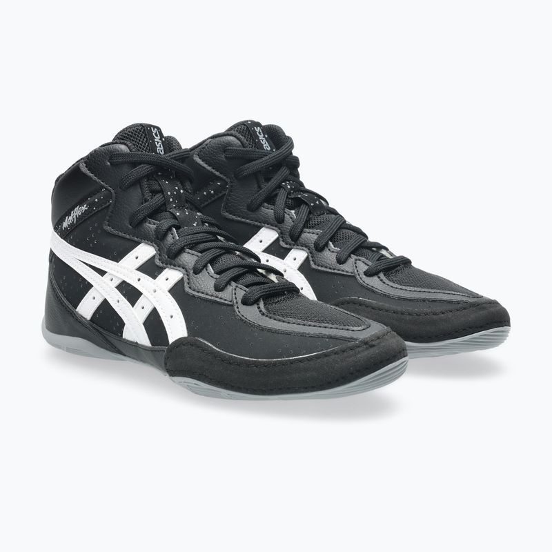 Buty zapaśnicze dziecięce ASICS Matflex 8 GS black/white 8
