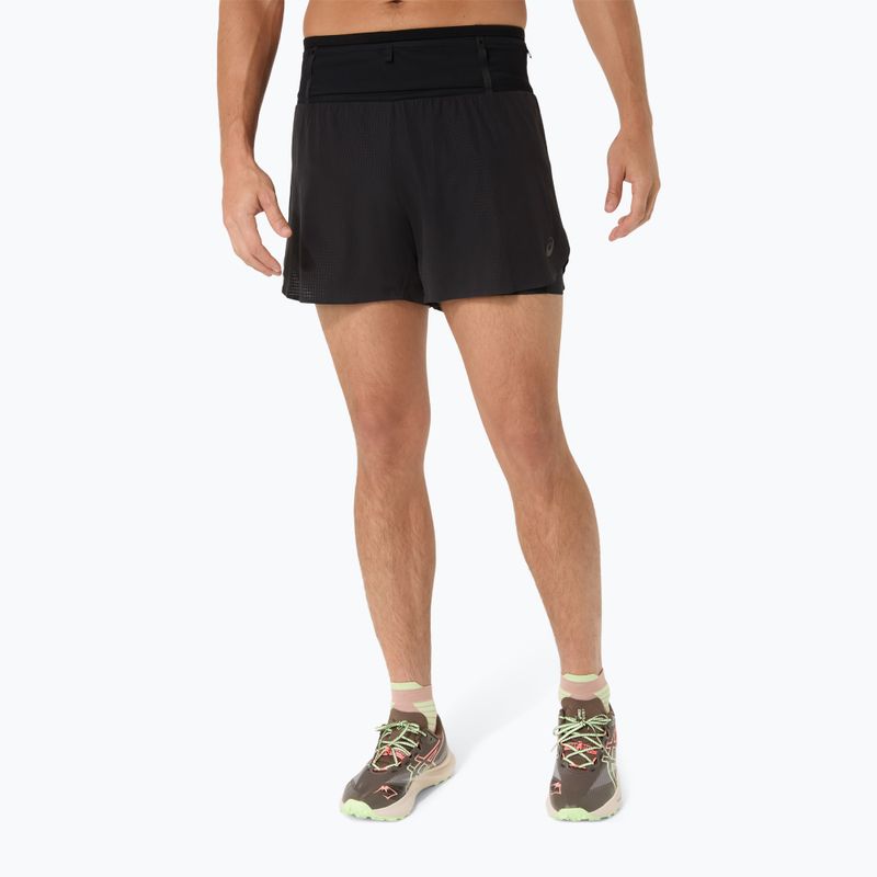 Spodenki do biegania męskie ASICS Fujitrail Elite performance black