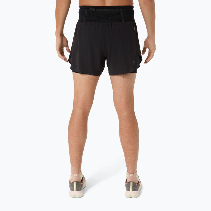 Spodenki do biegania męskie ASICS Fujitrail Elite performance black 3