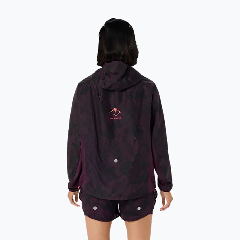 Kurtka do biegania damska Asics Fujitrail Packable Jacket dark aubergine 2