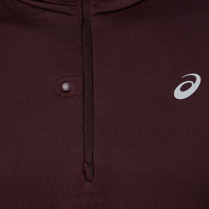 Bluza do biegania męska ASICS Road Winter Ls Hoodie dark currant 8