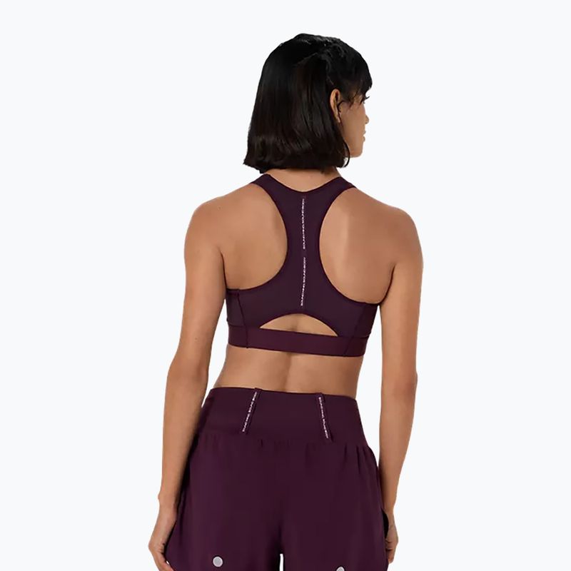 Biustonosz treningowy ASICS Road Compression dark aubergine 2