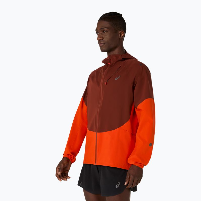 Kurtka do biegania męska ASICS Metarun Legend Jacket cherry tomato/singed red 4