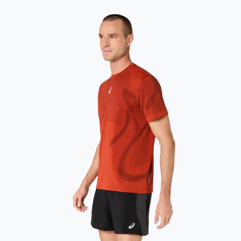 Koszulka do biegania męska ASICS Road Seamless singed red 4