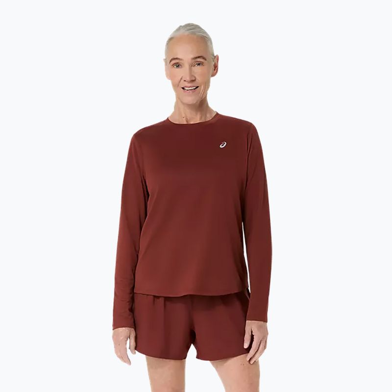 Longsleeve do biegania damski ASICS Core Top singed red