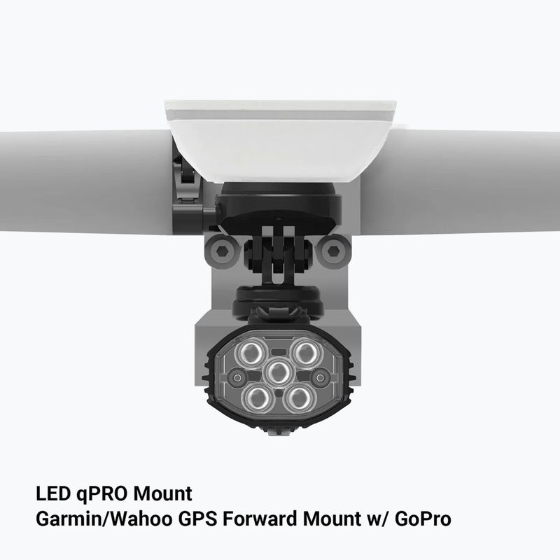 Uchwyt rowerowy komputera Lezyne GPS Forward Mount With GoPro Garmin/Wahoo black 4