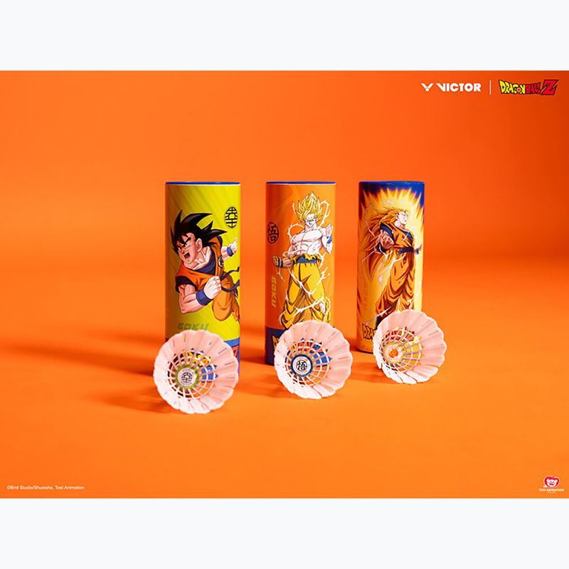 Lotki do badmintona VICTOR Dragon Ball Z Synthetic 3 szt. apple green 2