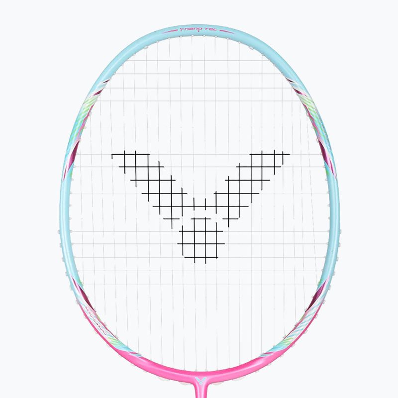 Rakieta do badmintona VICTOR DriveX 6SP QM fluorescent rose-red/light blue 7