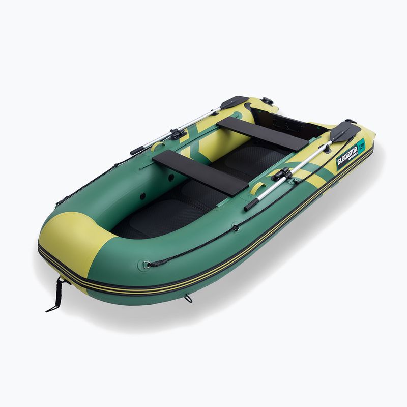 Ponton 4-osobowy Gladiator B330 AL green/yellow 2