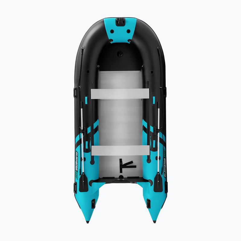 Ponton 7-osobowy Gladiator C420 AL black/turquoise 2