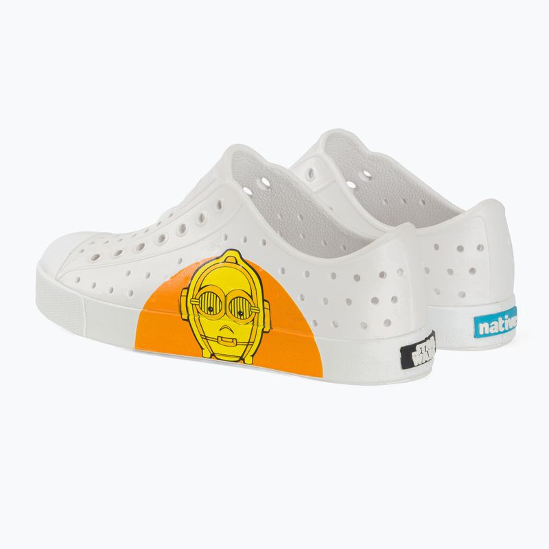Buty dziecięce Native NA-12112602 Jefferson Block Jr shell white/shell white/droids bff 3