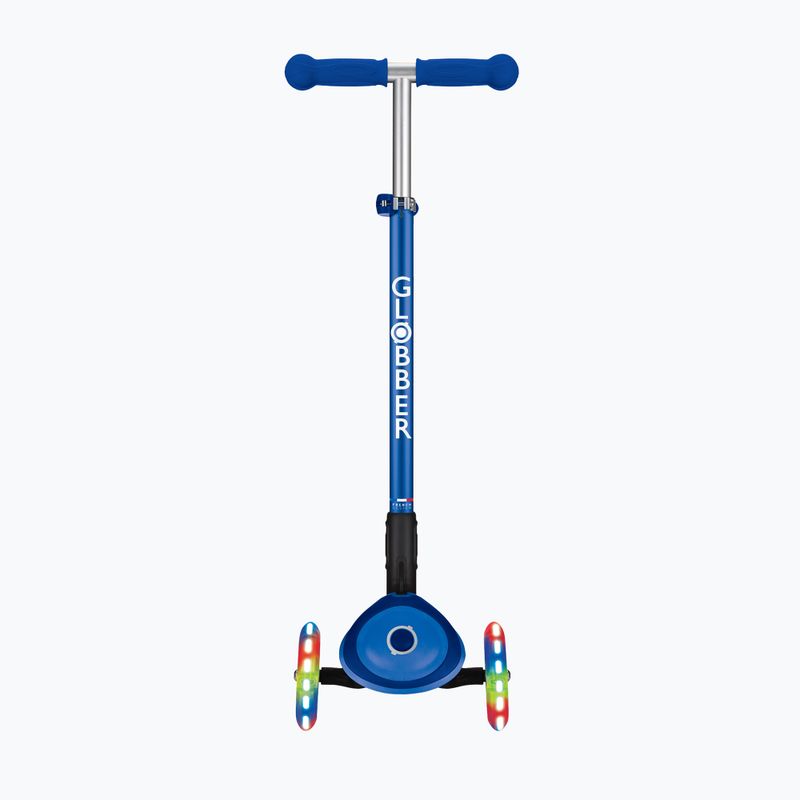 Hulajnoga trójkołowa dziecięca Globber Primo Foldable Plus Lights navy blue 4