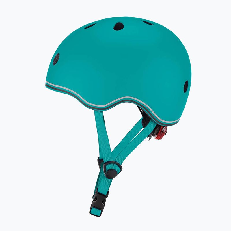 Kask dziecięcy Globber Go.Up Lights teal 3