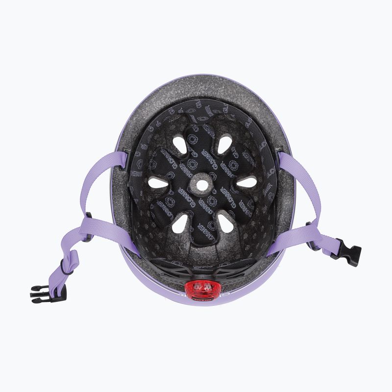 Kask dziecięcy Globber Go.Up Lights lavender 5