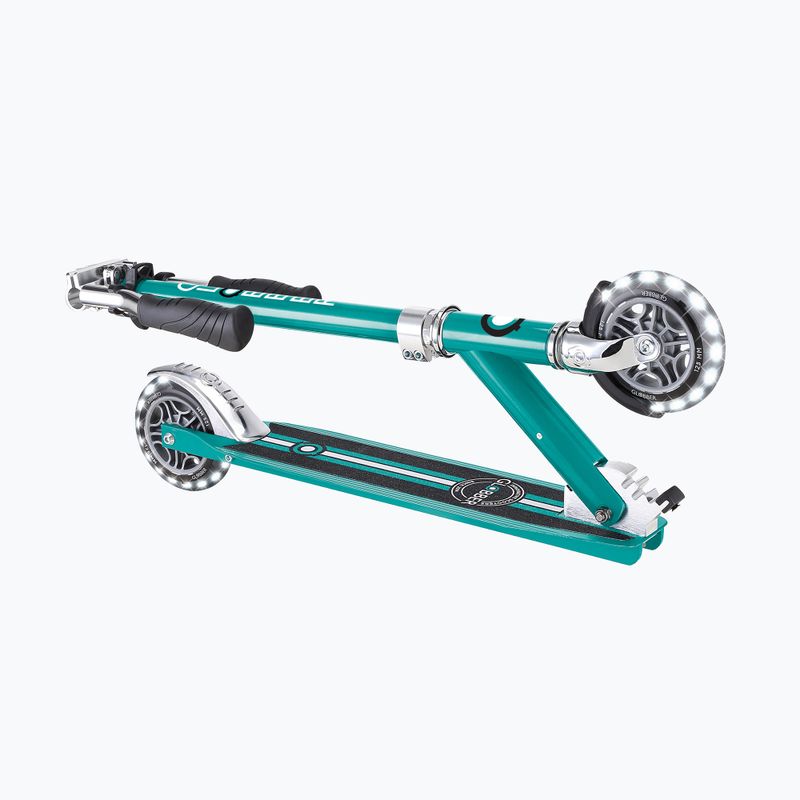 Hulajnoga miejska dziecięca Globber Flow Element Lights jade 6